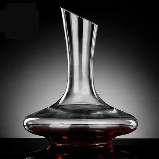 Décanteur à vin rotatif à 1350 degrés, Récipient à vin en cristal,  Bouteille en verre, Carafe à vin Brandy Wh