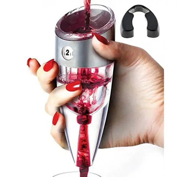 Poureur d'aérateur de vin électrique - Filtre automatique multi-intelligent  Distributeur de vincomburant de vinone-touch, aération marche / arrêt,  extension