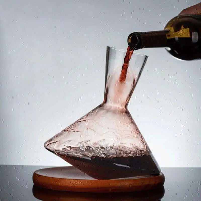 Carafe à vin Décanteur de vin intéressant Décanteur en verre Must-have pour  dégriser le vin