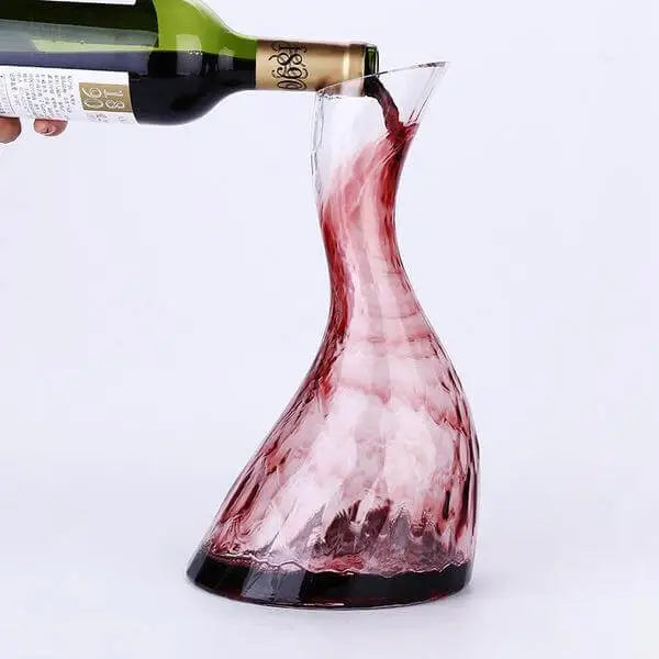 Décanteur de vin minute 1 décanteur, 1 filtre, 1 socle anti-goutte -  Totalcadeau