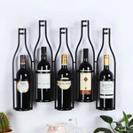 Porte Bouteille Mural Bouteille Silhouette | Sommelier