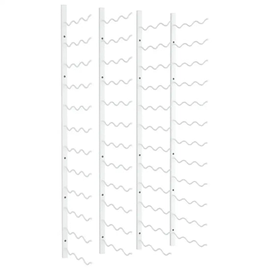 Range Bouteille Horizontal 2x36 Blanc | Sommelier Prestige